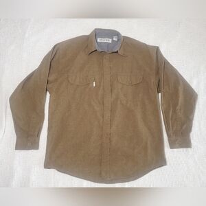 Bugle Boy Brown Button-Up Shirt Mens XL